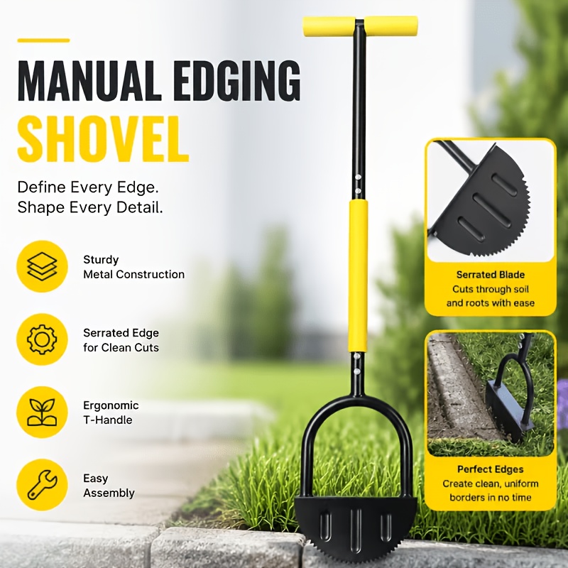 Smart Garden Edging - مقص يدوي لتشذيب حواف العشب: أداة
