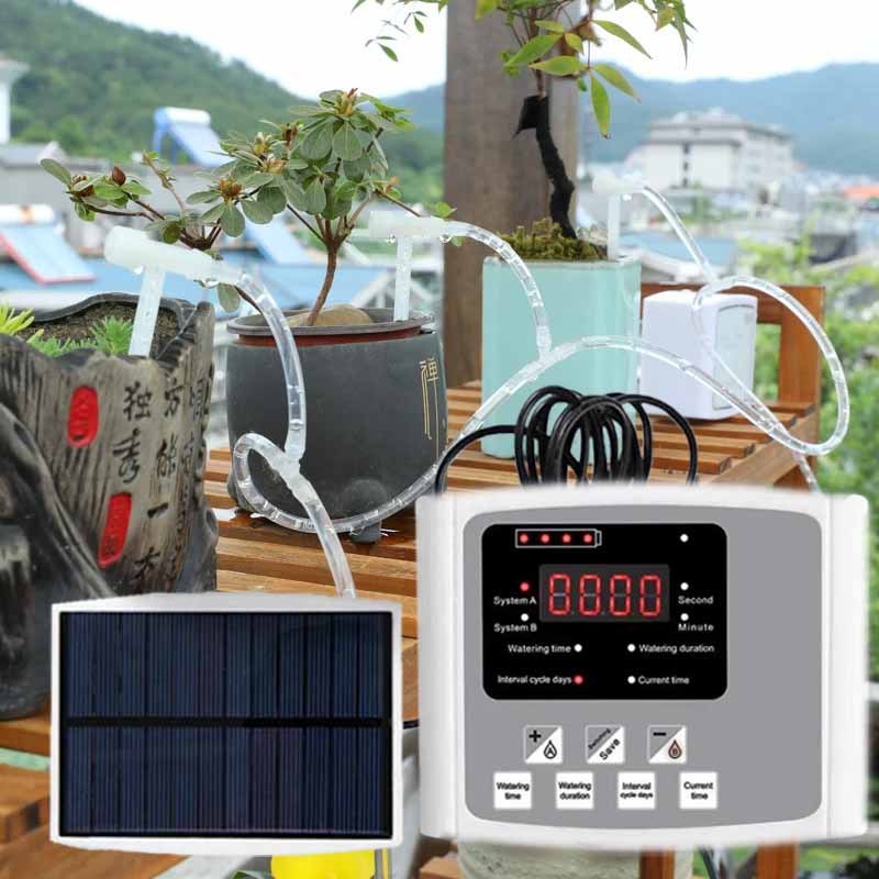 Smart Garden Project - جهاز الري بالتنقيط للطاقة الشمسية الأوتوماتيكي،