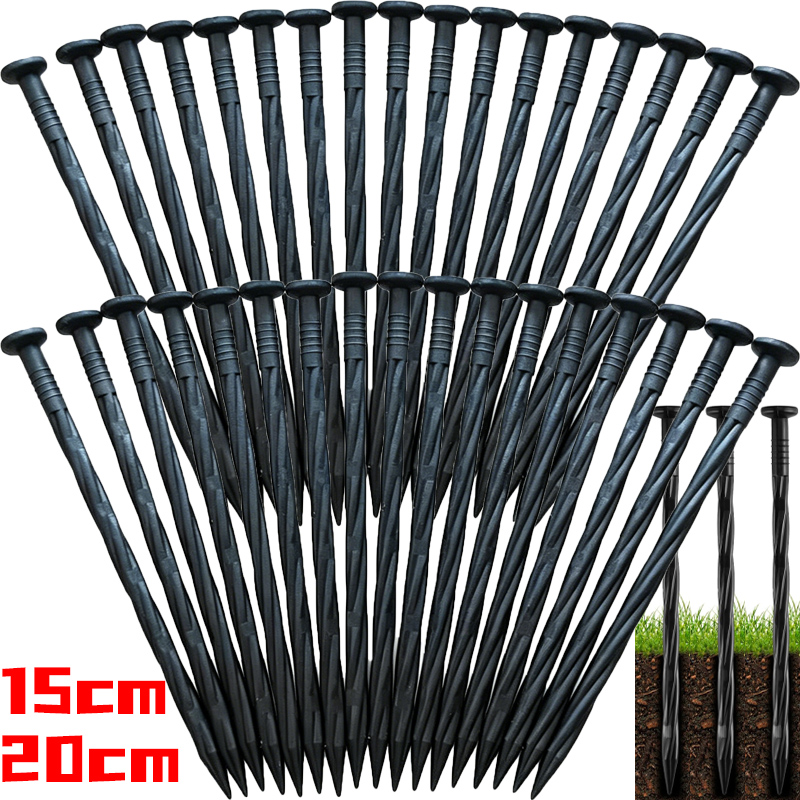 Smart Garden Edging - مسامير تثبيت الحدائق البلاستيكية الحلزونية للحدائق