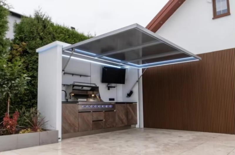 مجموعة أثاث مطبخ خارجي ذكي مقا - مراجعة Smart Garden Sheds وسعره