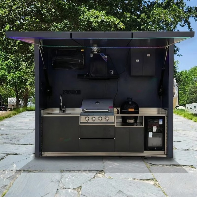 مجموعة أثاث مطبخ خارجي ذكي مقا - مراجعة Smart Garden Sheds وسعره