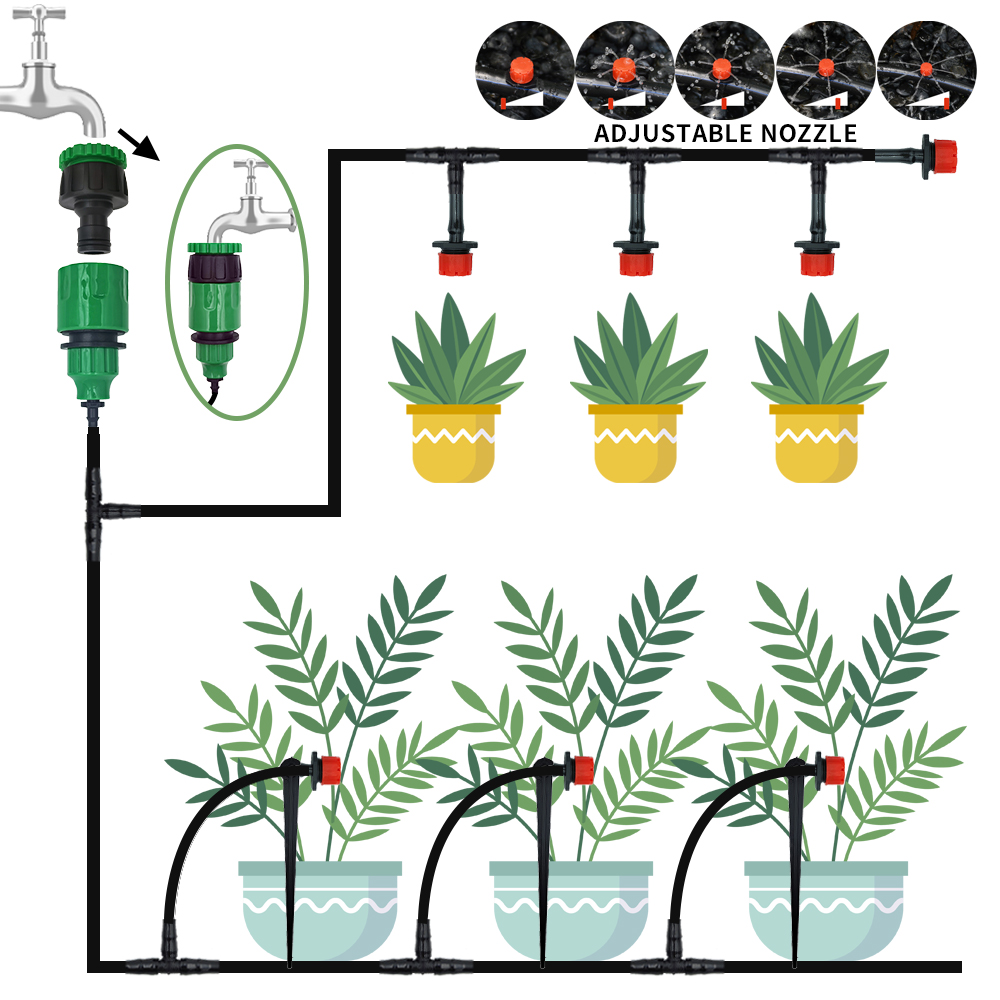 نظام ري بالتنقيط الصغير المحمو - مراجعة Smart Garden Project وسعره