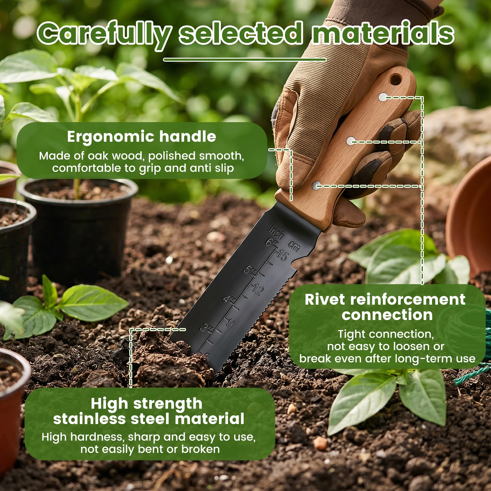 مجرفة يدوية للحدائق من الفولاذ - مراجعة Smart Garden Edging وسعره