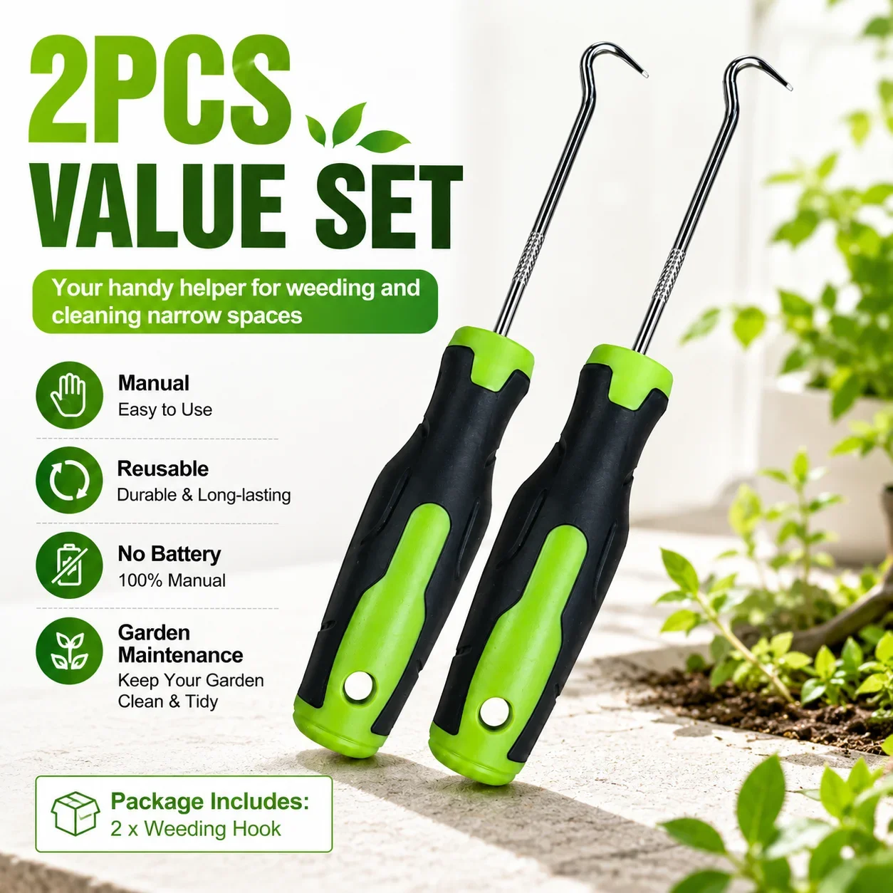 قطعتان من أداة إزالة الأعشاب ا - مراجعة Smart Garden Edging وسعره