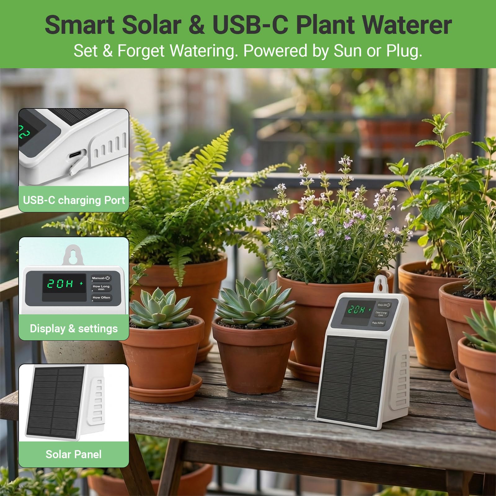 نظام ري بالتنقيط شمسي محسّن لل - مراجعة Smart Garden Project وسعره