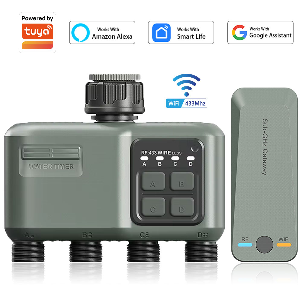 مؤقت ري رقمي قابل للبرمجة بـ 4 - مراجعة Smart Garden Project وسعره